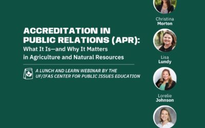 Accreditation in Public Relations (APR): What it is-and why it matters in agriculture and natural resources